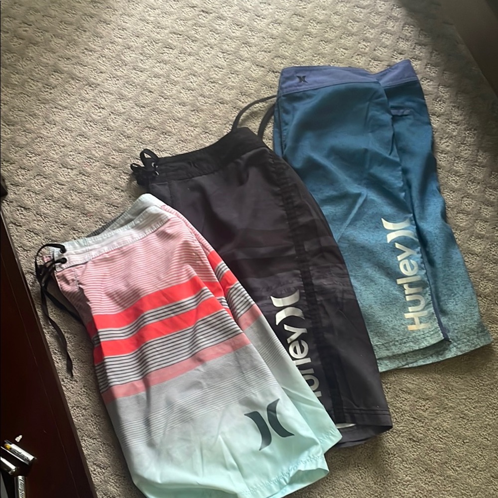 Hurley Multicolor Board Shorts Set